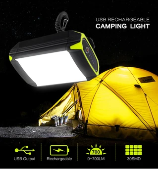 30 Lamba mobil flaşör asılı kamp ışık el feneri fener bankası kamp açık Port güç ışığı çadır taşınabilir