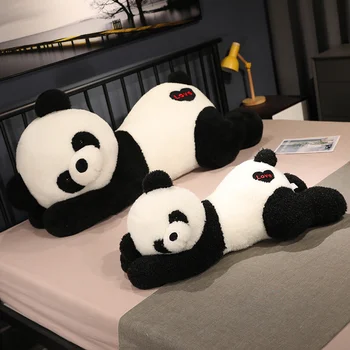 80 CM Dev Panda Peluş Oyuncak Dolması Hayvan Yastık Karikatür Kız Erkek Kawaii Doğum Günü Hediyeleri