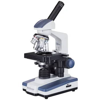 LED Dijital Monoküler Bileşik Mikroskop-AmScope Malzemeleri 40X-2500X LED Dijital Monoküler Bileşik Mikroskop 3D Sahne