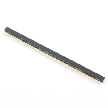 10 adet 1mm 1.0 mm Pitch Altın Kaplama 50 P 1 * 50 Pin Dişi başlık Şerit Tek Sıra Düz soketli konnektör