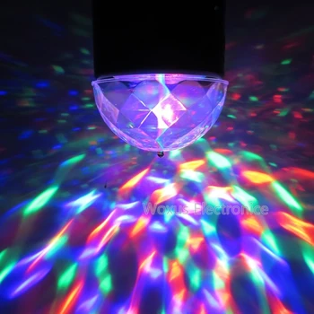 10 adet / grup Mini LED RGB sahne ışık ev disko parti Bar sahne aydınlatma noel partisi dekorasyon ışık