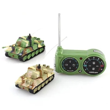 2117 1: 72 Mini RC Tankları Modeli Askeri Elektrikli Radyo Kontrol Araç Taşınabilir Savaş Tankları Simülasyon Hediyeler Oyuncaklar çocuklar için