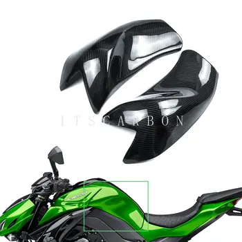 3K Karbon Fiber Motosiklet Aksesuarları Yakıt Deposu Kapakları Kukuletası Kitleri Parçaları Kawasaki için Fairing Z1000 2014 2017 2018 2019 2020 2021