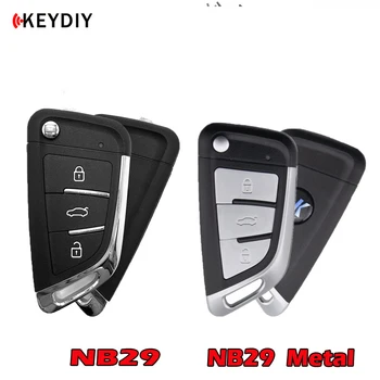 5/10 adet KEYDIY Uzaktan Anahtar 3 Düğme KD B29 B29-Metal NB Serisi Araba uzaktan kumandalı anahtar için KD300 KD900 URG200 Araba Aksesuarları