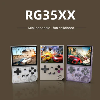 ANBERNIC RG35XX Mini Retro elde kullanılır oyun konsolu Linux Sistemi 3.5 inç IPS 640 * 480 Ekran Oyun Oyuncu çocuk Hediyeleri Noel