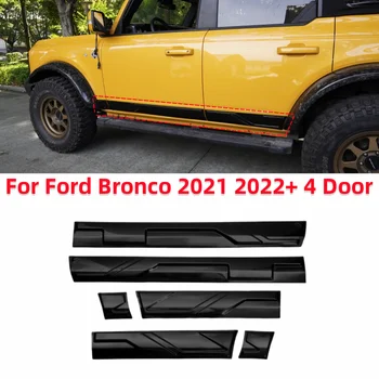 Araba Kapı Dent Koruyucu Scratch Guard Kenar Şeridi Anti-çarpışma Koruma Ford Bronco 2021 İçin 2022+ 4 Kapı