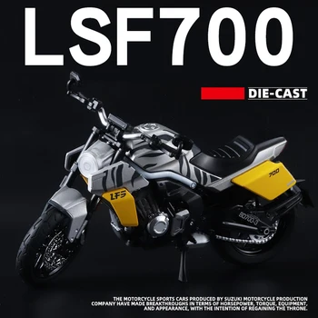 Benda LSF alaşım yarış Motocross modeli simülasyon ses ve ışık sokak Diecast araç motosiklet modeli koleksiyonu hediye çocuklar için