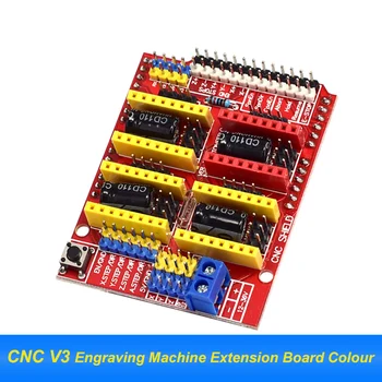 CNC Kalkanı V3 Oyma Makinesi Yazıcı genişletme kartı 4988 Sürücü UNO İçin 3D Yazıcı DIY Aksesuarları