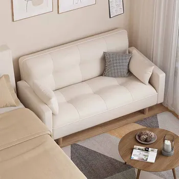 Deri Oturma Odası Kanepe Su Geçirmez Relax İskandinav Longue Minimalist Koltuk Kanepe Salonu Zemin Tasarımcı Kanepe salon mobilyası