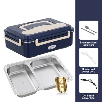 Elektrikli yemek kabı USB Bento Öğle Yemeği Kutusu Taşınabilir Gıda ısıtıcı Konteyner Araba Çocuklar için Ev Ofis Isıtma Pirinç İsıtıcı yemek takımı seti