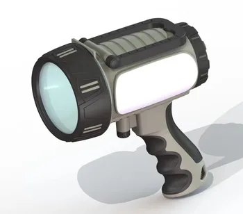 Fabrika silah tipi projektör el spot güçlü ışık su geçirmez el feneri el lambası