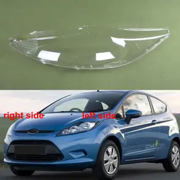 Ford Fiesta 2009 için 2010 2011 2012 Far Kapağı Şeffaf Abajur Far Kabuk Lens Pleksiglas Oto Yedek Parçaları