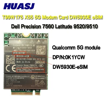 Foxconn-tarjeta de módulo de bandas para ordenador portátil, accesorio para dell, T99W175 DW5930e snapdragon X55 4G 5G, DP/N, La
