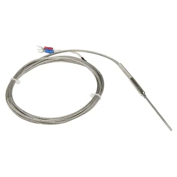 FTARP08 KJ tipi 2m metal tarama kablosu 50mm esnek prob termokupl sıcaklık sensörü
