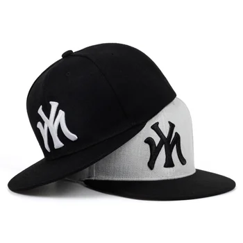 Her Yerinde Ayarlanabilir Snapback beyzbol şapkası Düz Kenarlı Fatura vizör kep Unisex Yetişkin Ayarlanabilir beyzbol şapkası s