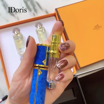 IDorıs 5 ml Doldurulabilir Mini Parfüm Şişesi Taşınabilir Parfüm Sprey Şişeleri Seyahat Boş Kozmetik Konteyner Sprey atomizör şişe
