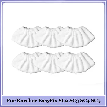 Karcher için Easyfix SC2 SC3 SC4 SC5 Paçavra Mikrofiber Paspas Kapağı Buharlı Temizleyici aksesuar yedek parçalar Yedek paspas başlıkları Kumaş