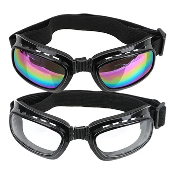 Katlanabilir Sürme Gözlük Kayak Motosiklet Gözlük Parlama Önleyici Anti-Uv Güneş Gözlüğü Rüzgar Geçirmez Koruma Spor Gözlük Ayarlanabilir