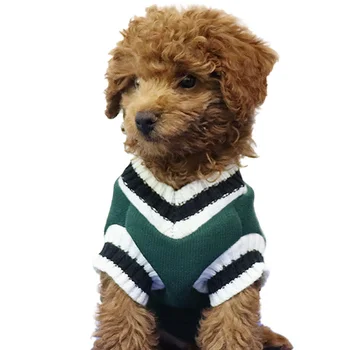 Küçük Köpekler için köpek Kazak Kış Sıcak Köpek Giysileri Balıkçı Yaka Örme Pet Giyim Yavru Kedi Kazak Yelek Chihuahua Yorkie Ceket