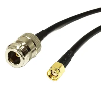Marka Yeni RP SMA Erkek Fiş İç Delik N Tipi Dişi Jack Pigtail Kablo RG58 50cm/100cm WİFİ Kablosuz Router Toptan