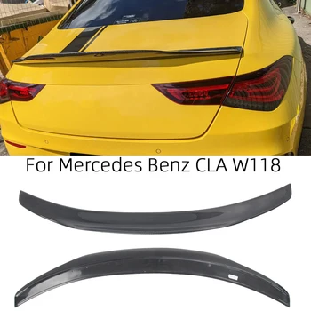Mercedes-Benz CLA için W118 C118 PSM Stil Karbon Fiber Arka Spoiler Bagaj Kanat 2019-2023 FRP petek Dövme