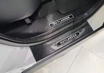 Mitsubishi Outlander 2023 için ABS kapakları Yüksek Kalite Paslanmaz Çelik Arka Kapı Eşiği Koruyucu Eşik Fit Araba Styling