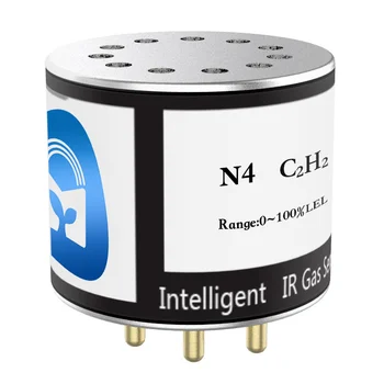 MY-N4 serisi Kızılötesi gaz sensörü CO2 CH4 C2H4 C2H2 C3H8 ve daha fazlası hidrokarbon, çeşitli UART protokolü NDIR sensörü gaz