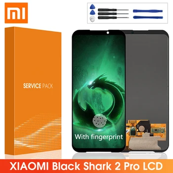 Orijinal BlackShark 2 Pro ekran, Xiaomi Siyah Köpekbalığı 2 Pro DLT-A0 DLT-H0 lcd ekran dokunmatik ekranlı sayısallaştırıcı grup