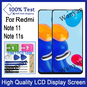 Orijinal Redmi İçin Not 11 LCD ekran dokunmatik ekran digitizer Redmi İçin Not 11S LCD Yedek Parçalar