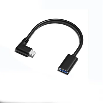 OTG adaptör veri kablosu tip-c dirsek arayüzü USB 3.0 cep telefonu bilgisayar USB kart okuyucu dönüştürücü