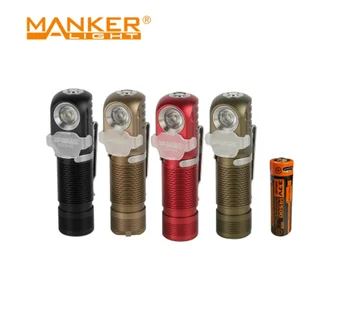 Paket: Manker E03H II 600 lümen Anahtarlık El Feneri + 1x Tip-C USB Şarj Edilebilir 14500 Aslan Pil