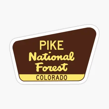 Pike Ulusal Orman Colorado İşareti 5 ADET Araba Çıkartmaları Oturma Odası için Tampon Duvar Baskı Arka Plan Motosiklet Ev Sanat Sevimli