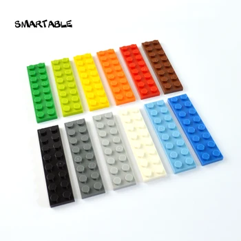 Smartable Plaka 2X8 Yapı Taşları Parçaları DIY LOGO Eğitici Yaratıcı Oyuncaklar Uyumlu Büyük Markalar 3034 MOC Oyuncaklar 44 adet / grup