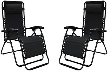 Spor 80009000052, Siyah Sonsuzluk Sıfır Yerçekimi Sandalye-2'li Paket, 2'li Paket