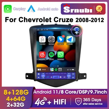 Srnubı 9.7 inç Araba Android Navigasyon Oynatıcı İçin Chevrolet Cruze J300 2008-2012 2din Radyo Multimedya Video GPS CarPlay Otomatik