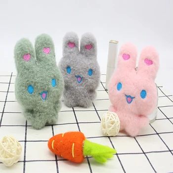 Tavşan Bebek peluş oyuncak Aşk Tavşan Kolye Mini Kapmak Makinesi Bebek peluş oyuncak Küçük Hediye