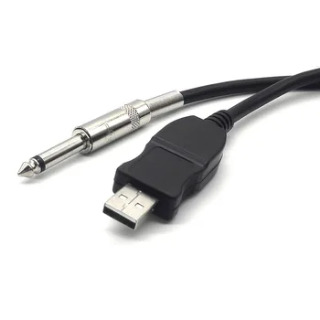 Usb'li mikrofon Kablosu 3m Mikrofon Kablosu Bilgisayar USB XLR Mikrofon Bağlantı Bilgisayar Kablosu Ses Kablosu Adaptörü