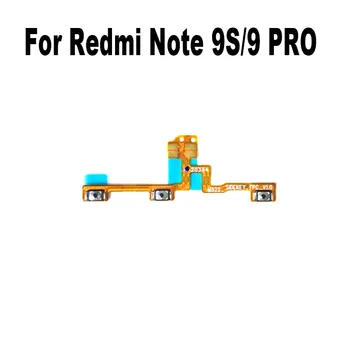 Xiaomi Redmi için 9S 9 PRO Güç açık kapalı Ses Kamera Anahtar Düğmesi Anahtarı Flex Kablo