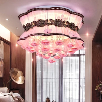 Yatak odası ışık Modern Minimalist rahat ve romantik düğün odası kristal lamba oturma odası yaratıcı Bluetooth müzik