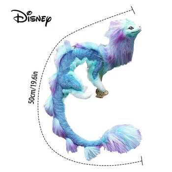 Yeni 50 cm Disney Animasyon Raya Ve Son Ejderha Ejderha Xisu Prototip Lateks peluş oyuncak çocuk peluş oyuncak doğum günü hediyesi
