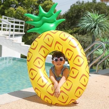 Yeni çocuk Su Sahne Yaz Ananas Yüzme Daire Popüler Avokado Yüzme Daire Yüzen Drenaj Oyun Oyuncaklar