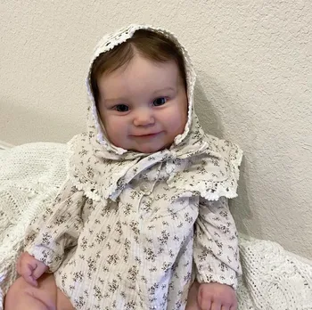 Yeniden doğmuş Bebek Bebek Bezi Vücut Oyuncak 60 CM 24 İnç 3D Boya Cilt Damar Silikon Kız Prenses Yürümeye Başlayan Bebe Sanatçı Koleksiyonu