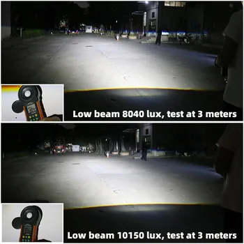 Yükseltme Araba Farlar ile 3 İnç Bi LED Lazer Projektör Lens Güçlendirme / Modifikasyon Hi Lo İşın Evrensel Fit 40W 6500K