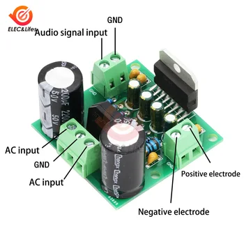 Çift 12-36V Yüksek güç 100W mono dijital güç amplifikatörü kurulu TDA7294 Yüksek sadakat ses amplifikatörü devre kartı modülü TDA7294